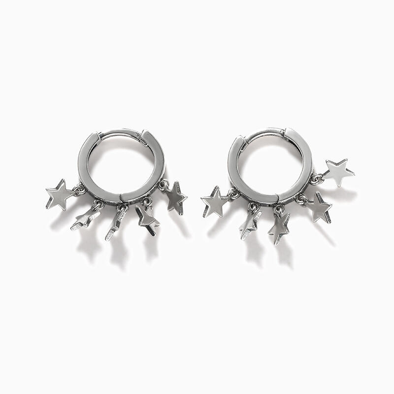 Jeulia "A Cluster of Stars" Sterling Silver Earrings