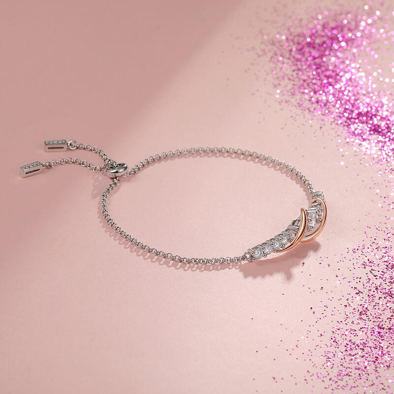 Jeulia Classique Jamais séparés Personnalisé Bracelet