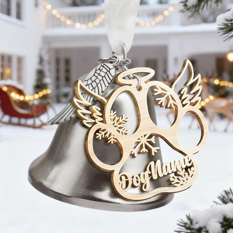 Gepersonaliseerde naam-belversiering Herdenkingscadeau voor dierenliefhebbers