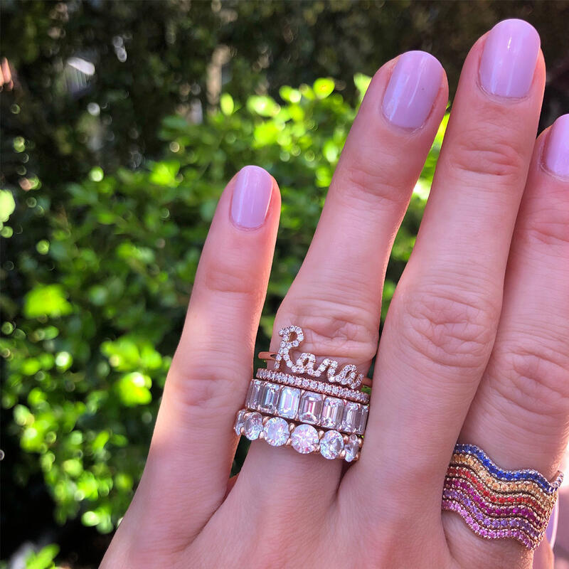 Bague Personnalisée Prénom  avec Pierre