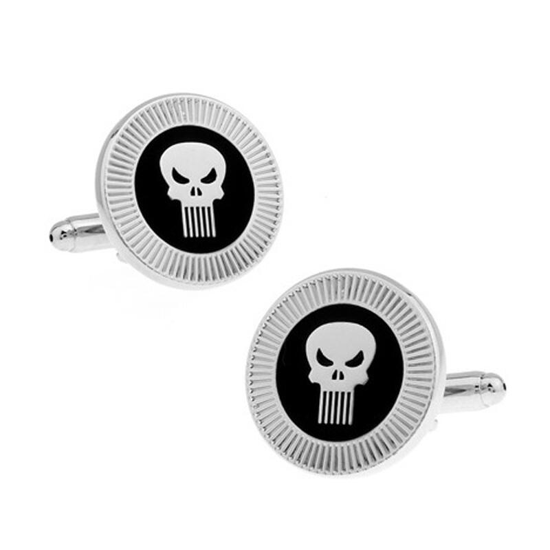 Jeulia "Punisher" Vintage Copper Men's Cufflinks