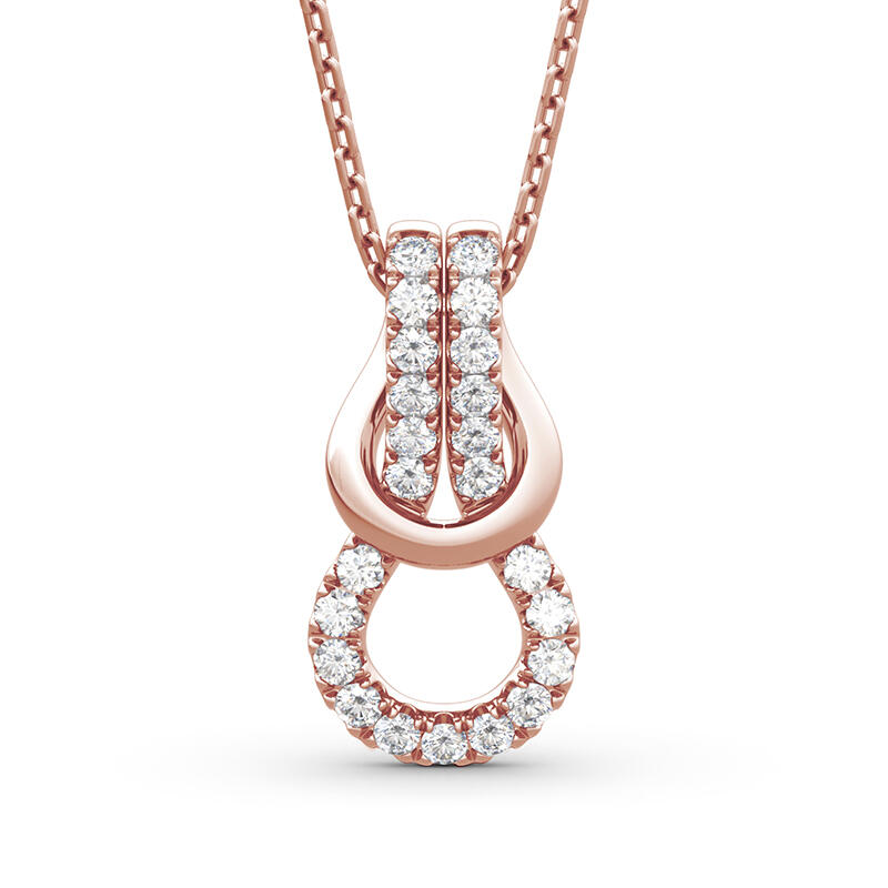 Jeulia Amor Infinito Conjunto de Joyas de Plata Esterlina