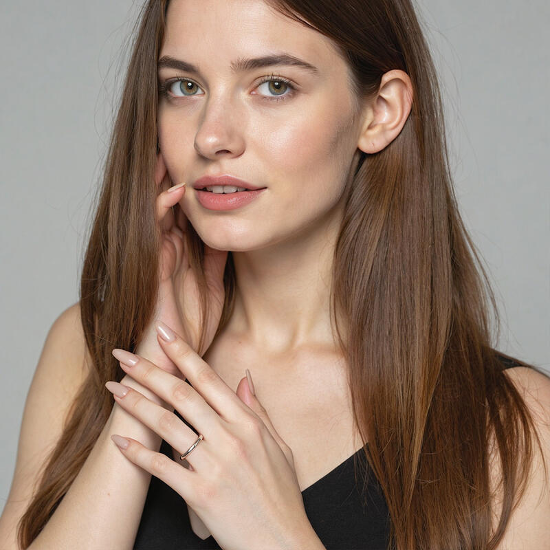 "Unfading Passion" Classic Wedding Ring