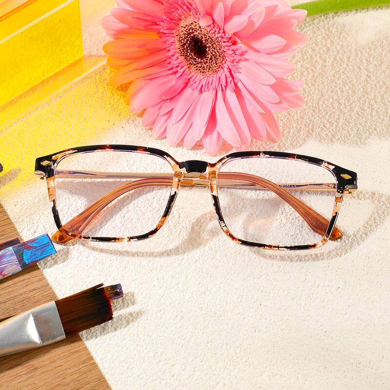 Occhiali da Vista Hamil Rettangolare Tartarugato 