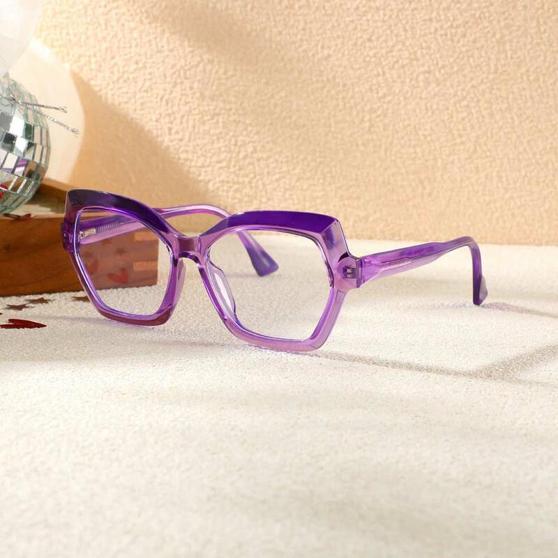 Occhiali da Vista Quentin Poligono Viola 