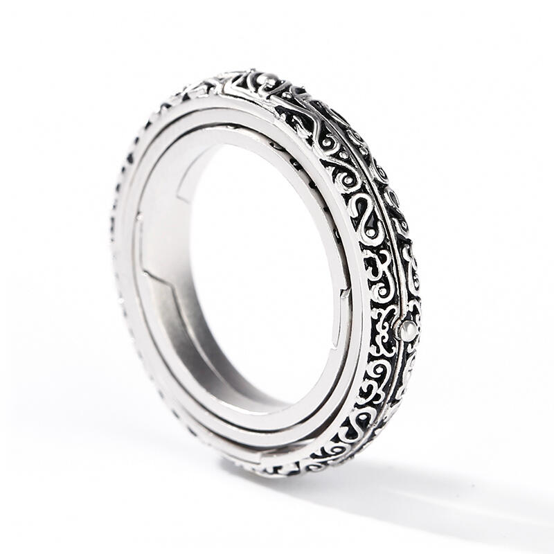 Jeulia Astronomical Sphere Sterling Silver Ring (With A Free Chain)