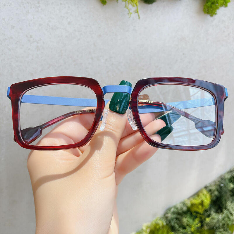 Hyme Square Tortoise Glasses