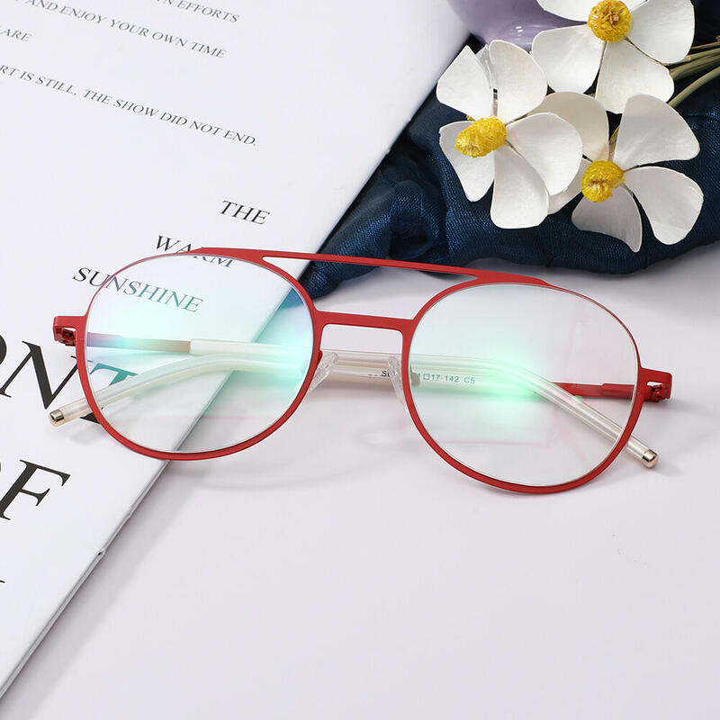 Lunettes de Vue Alicaa Aviateur Rose