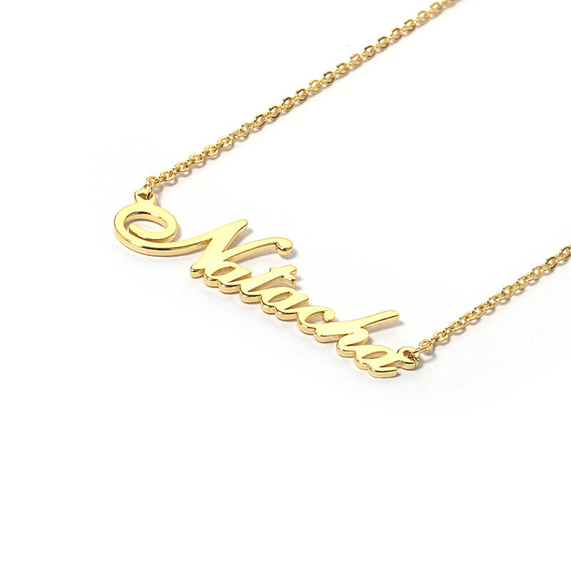 シンプル ネーム ネックレス