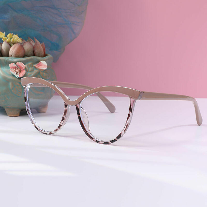 Occhiali da Vista Bing Cat Eye Grigio 