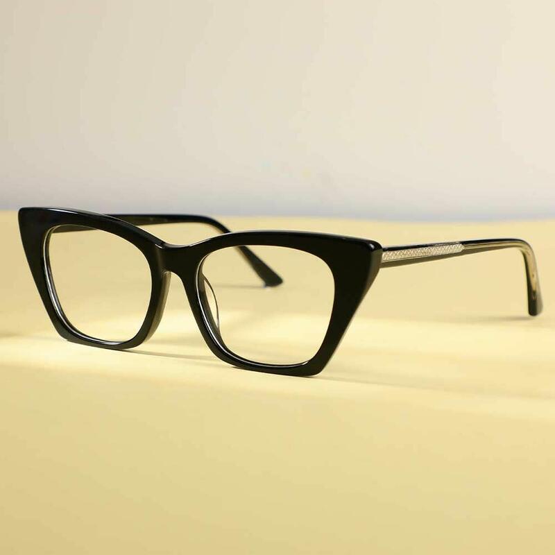 Ivy Cat Eye Schwarze Brille