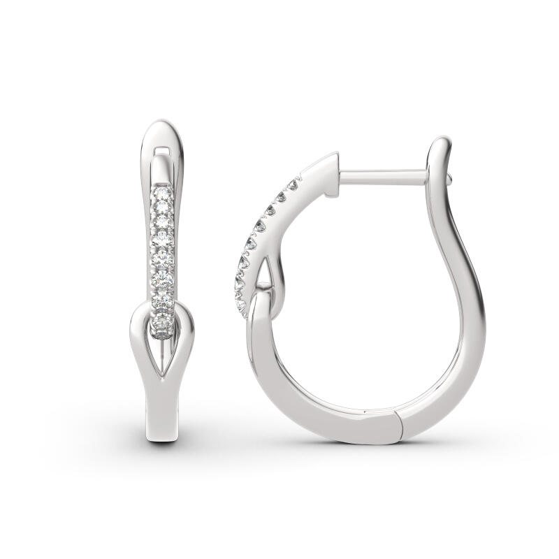 Jeulia Boucles d'Oreilles Noeud en Argent Sterling