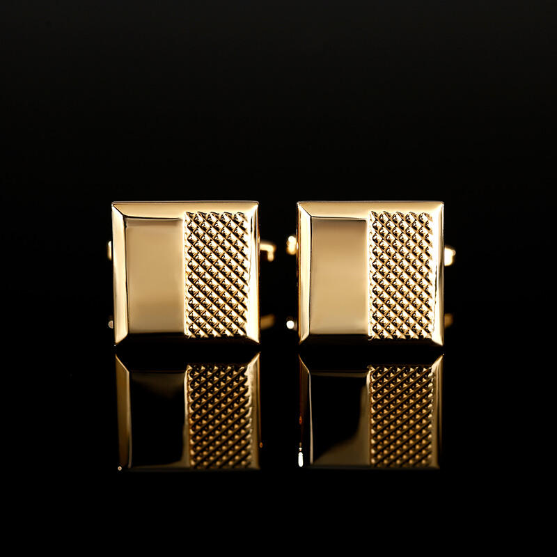 Jeulia シンプル メンズ 銅製 カフス