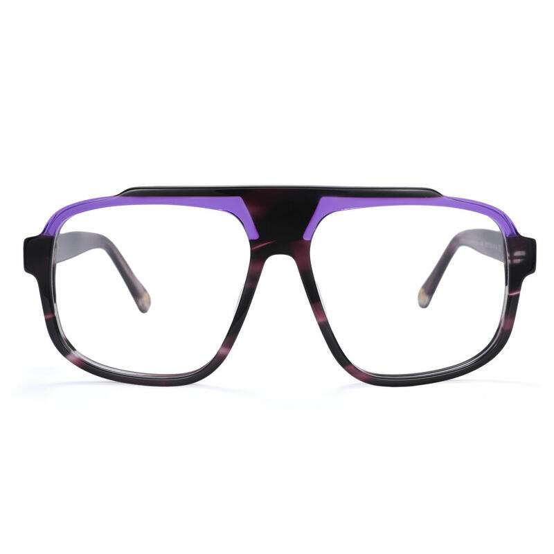 Minguell Aviator Purple Glasses