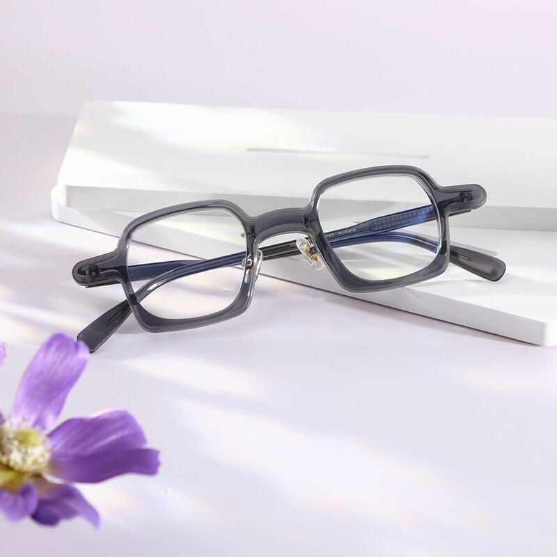 Craig Quadratische Graue Brille