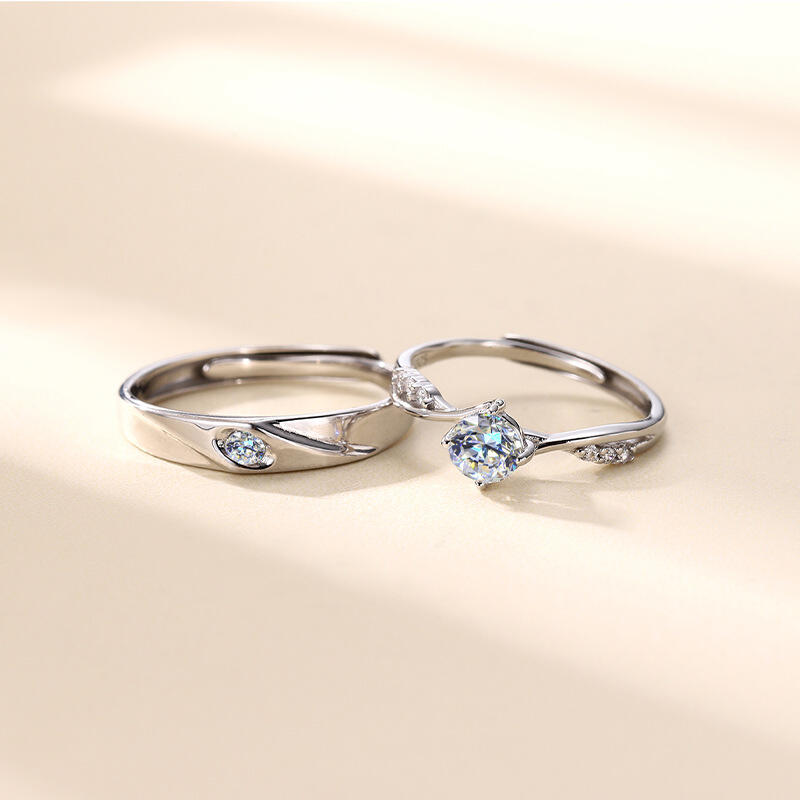 Jeulia Bague réglable Torsade Coupe Ronde Argent Sterling
