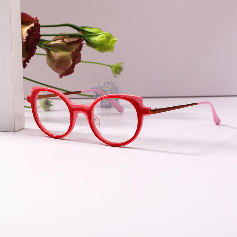 Occhiali da Vista Bertr Cat Eye Rosso