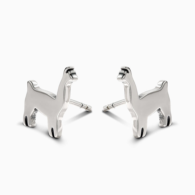 Jeulia Pendientes con delicadas alpacas de plata de ley para todos