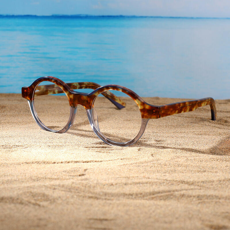 Shauna Round Grey Glasses