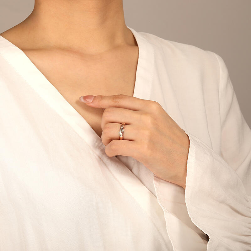 "Fließender Sternenstaub" Spinner-Ring