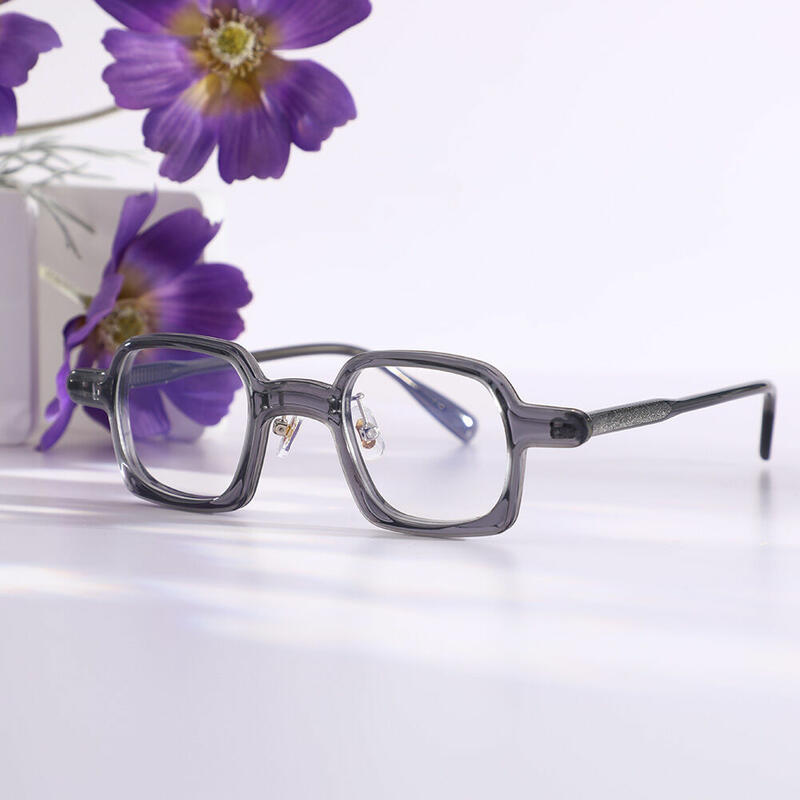 Craig Quadratische Graue Brille