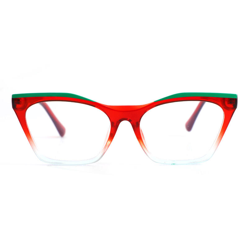 Occhiali da Vista Hugh Cat Eye Rosso 