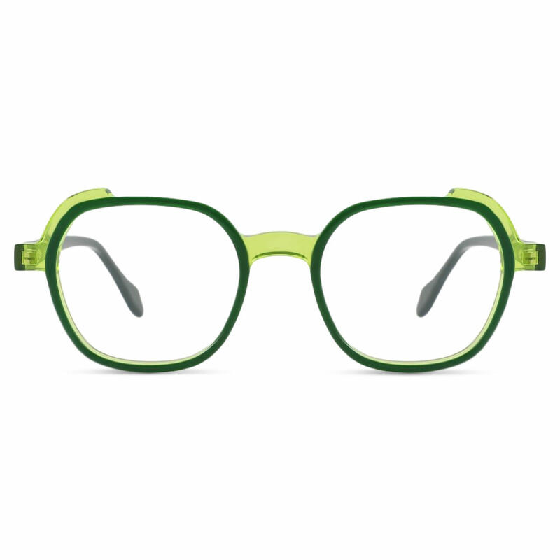 Lunettes de Vue Attley Carré Vert