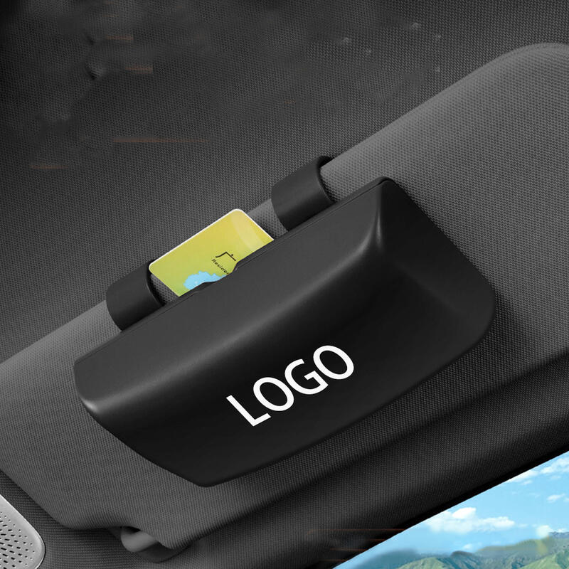 Personalized Car Glasses Storage Box Sunglasses Case Sun Visor Clip Gift for Men