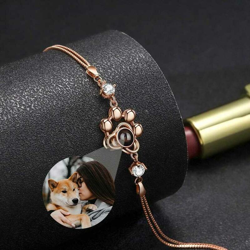 Personalized Claw Photo Projection Bracelet Gift