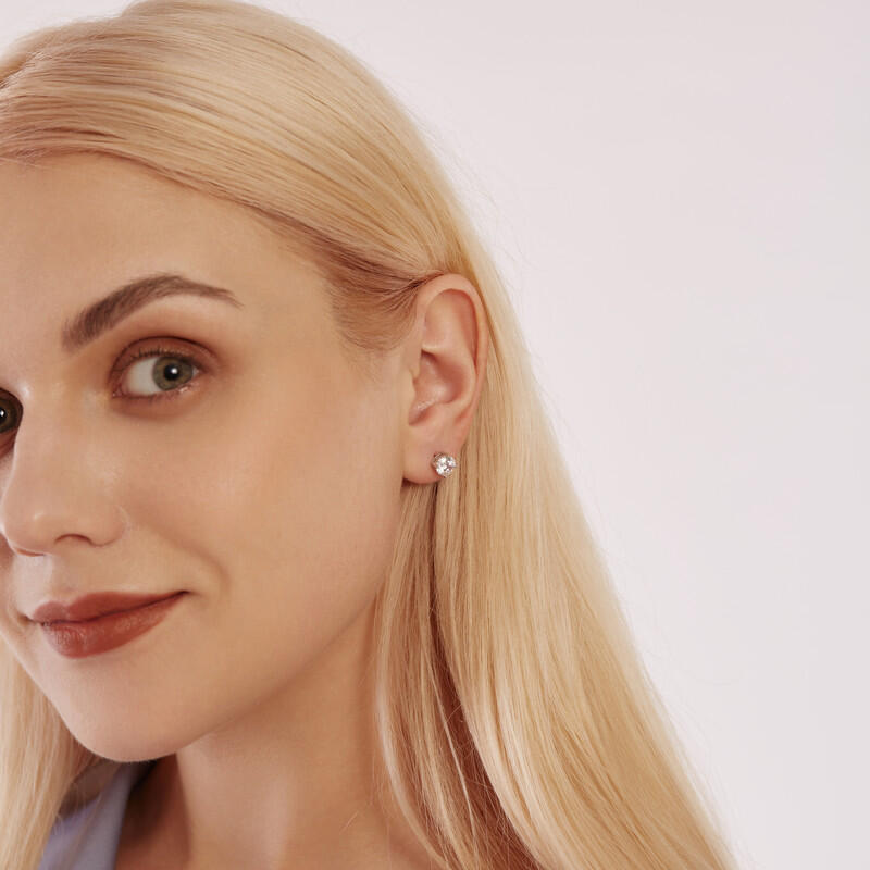 "Forever & Always" 1ct Round Cut Stud Earrings