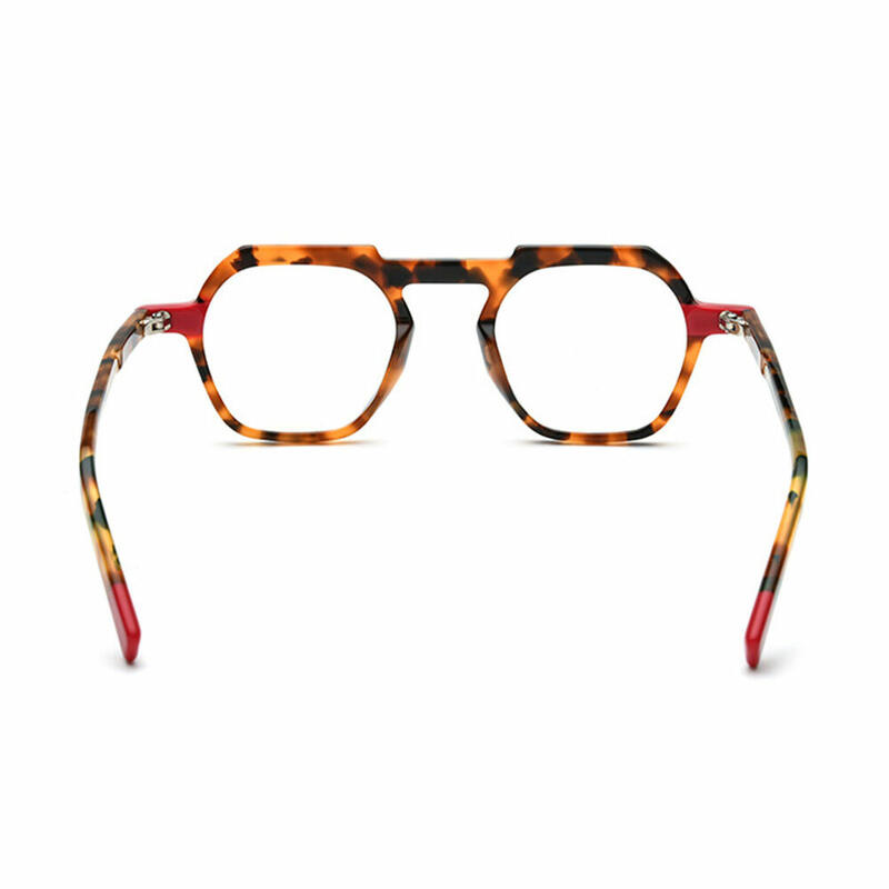 Conidi Geometrische Rote Schildkröte Brille