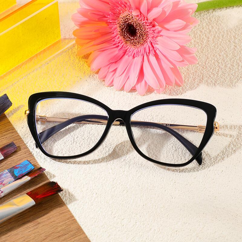 Blake Cat Eye Schwarze Brille
