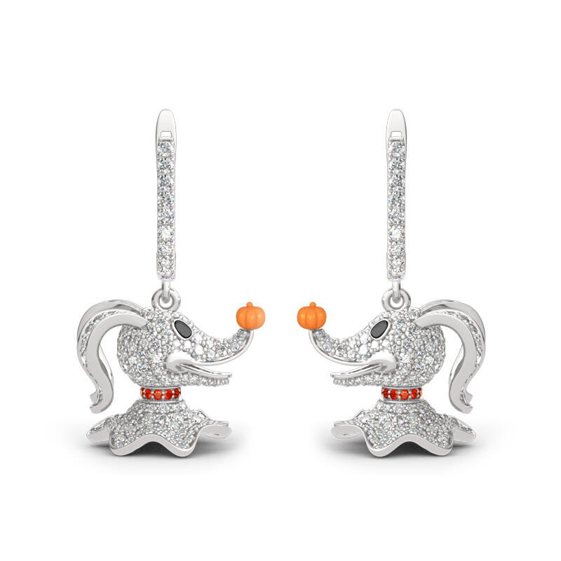 Jeulia "The Head of Team" Sterling Silver Earrings