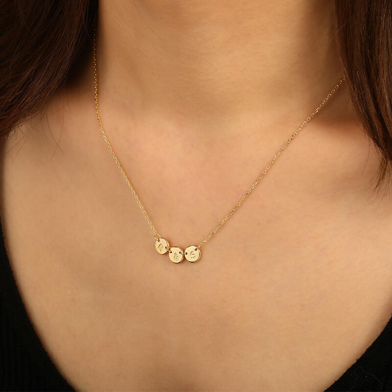 "Your Initials by My Heart" Engravable Necklace