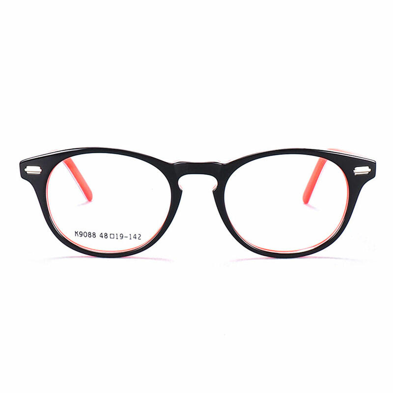 Gusta Round Red Glasses