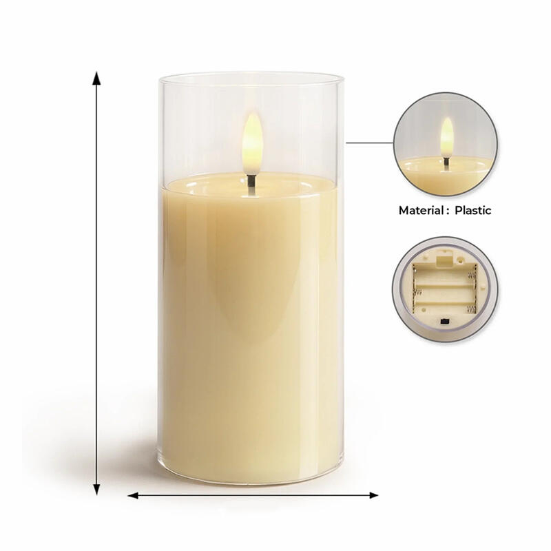 Bougeoirs LED personnalisés bougies électroniques arbre commémoratif décoration de bureau pour Noël