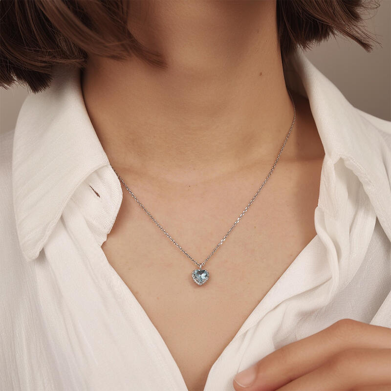 "Das Geheimnis meines Herzens" Halo Halskette