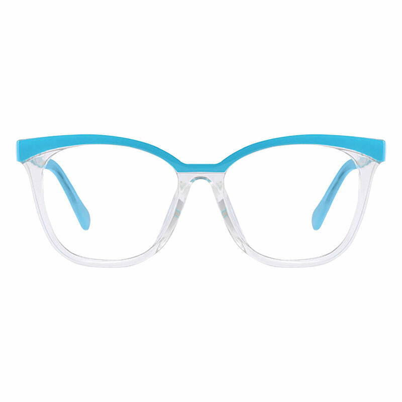 Veronica Square Blue Glasses