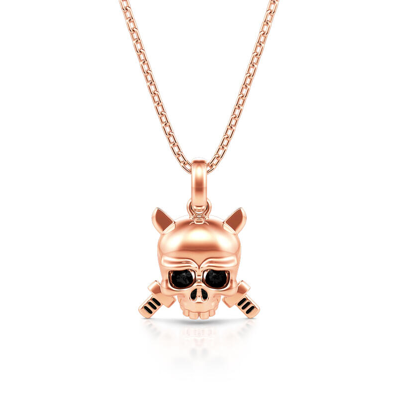 Jeulia "Immortal Spirit" Skull Knight Sterling Silver Jewelry Set