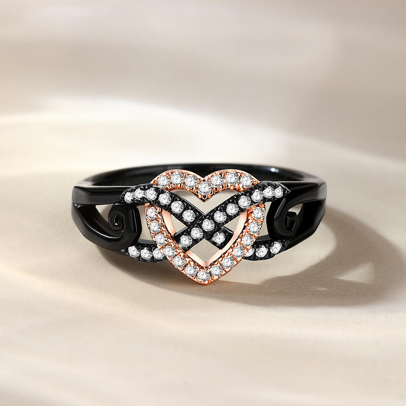 Jeulia Bague Amour sans fin Cœur Infini Argent Sterling