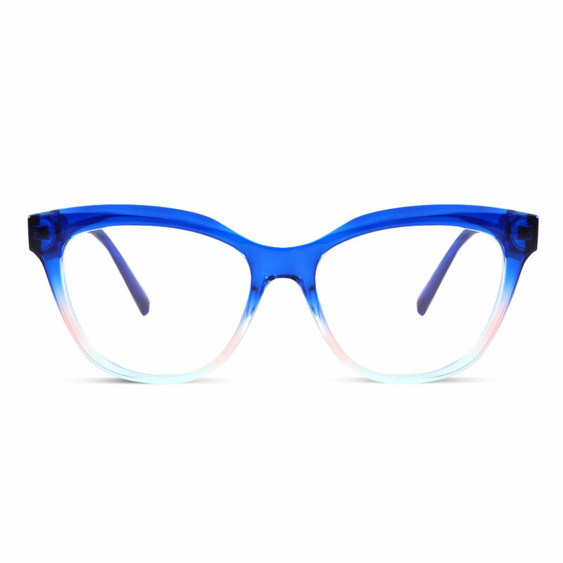 Lewis Cat Eye Blaue Brille