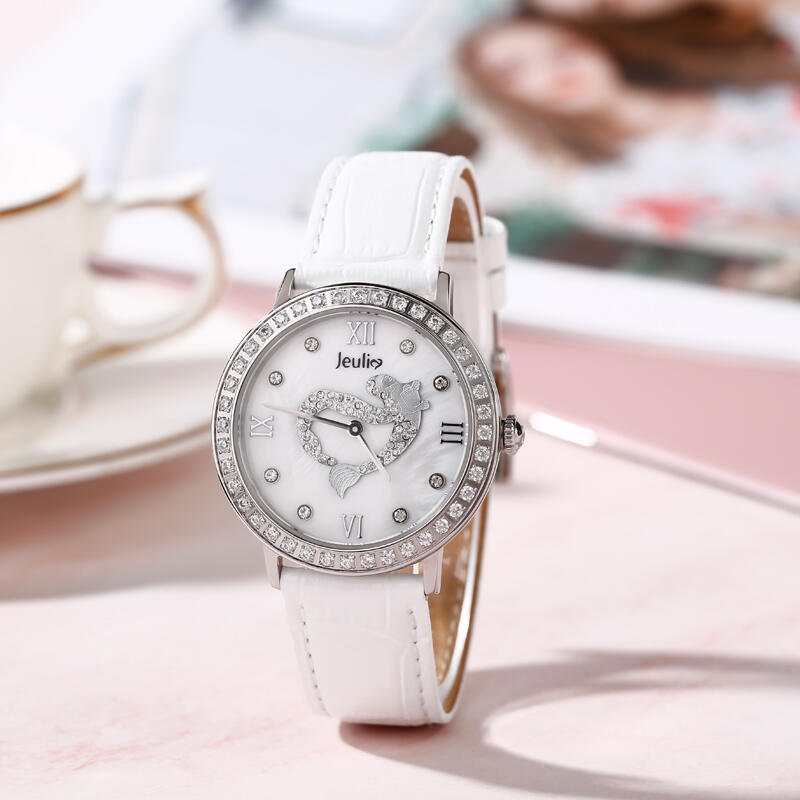 Jeulia "OLA DE DESEOS" Reloj de la sirenita de moda