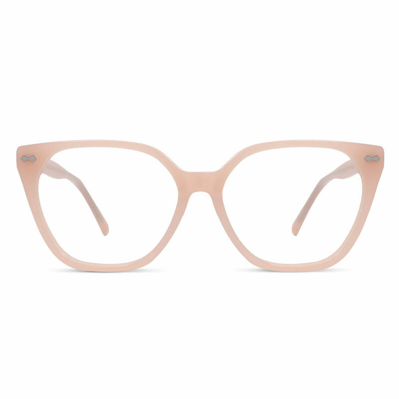 Chassus Cat Eye Rosa Brille