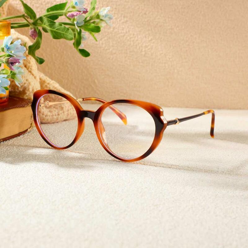 Occhiali da Vista Sapir Cat Eye Tartarugato 