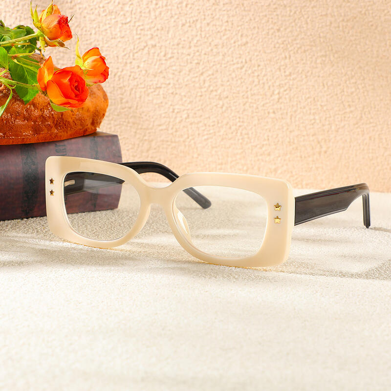 Occhiali da Vista Huggins Quadrato Bianco 