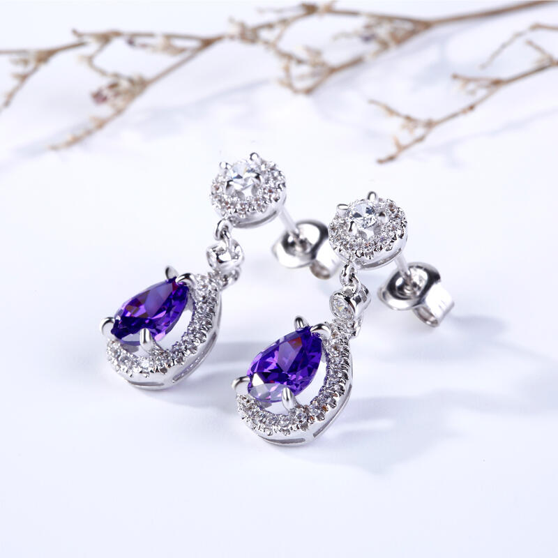 Jeulia チャーミング ドロップ 雫 ピアス