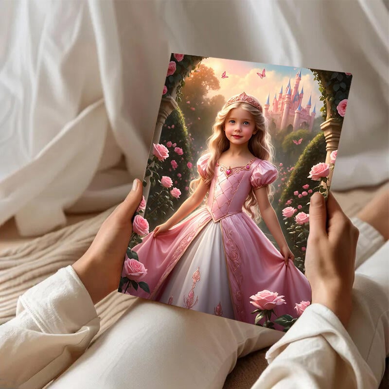 Personalized Princess Personalized Princess Portraits with Custom Face Swap Artistic Present ...