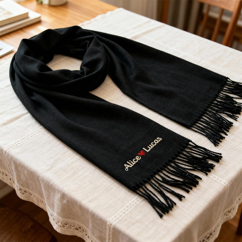 スカーフ マフラー 刺繍名入り マフラー  オーダーメイド