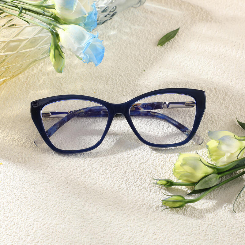 Colclough Cat Eye Blaue Brille