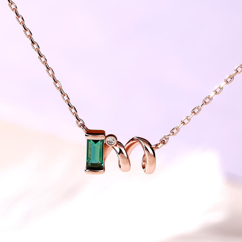 Jeulia "I'm Proud of Who I Am" Sterling Silver Personalized Necklace